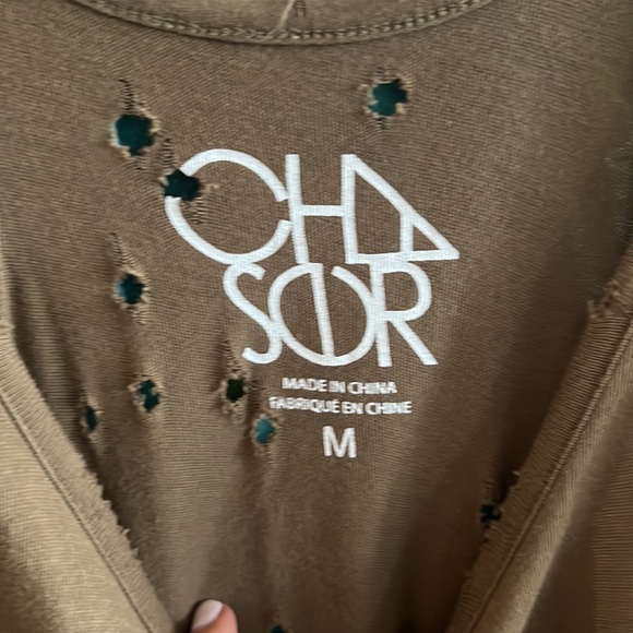 Fun rustic style tank top worn alone or with a bra-let. - Picture 2 of 3